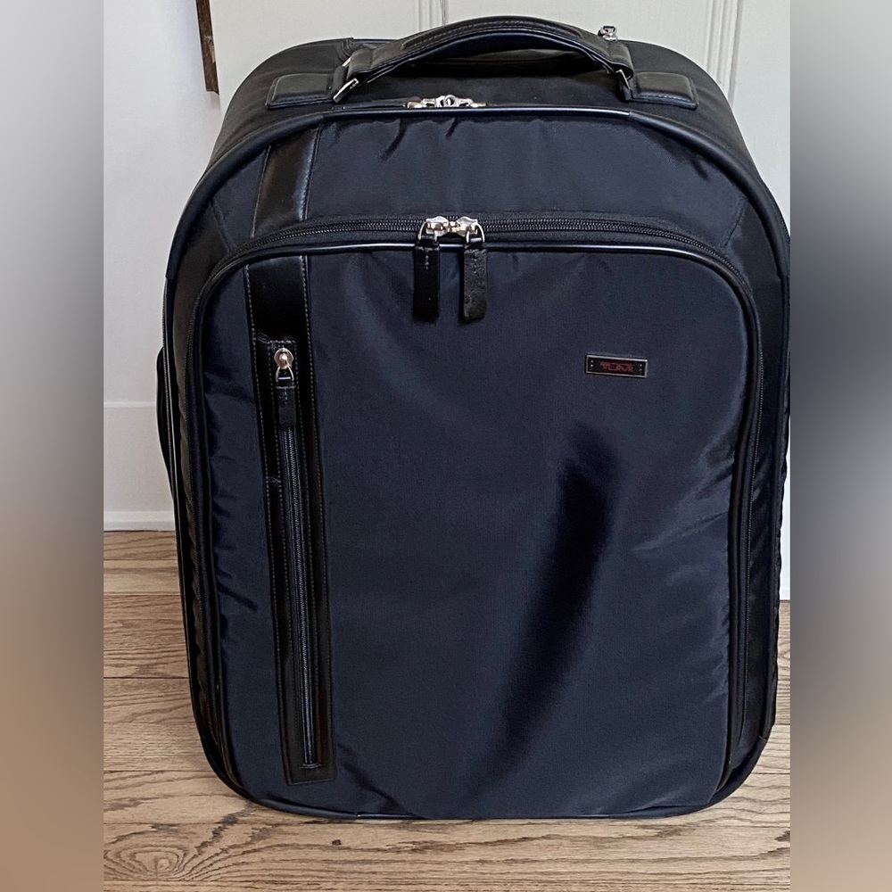 Tumi wheeled carry on, like new